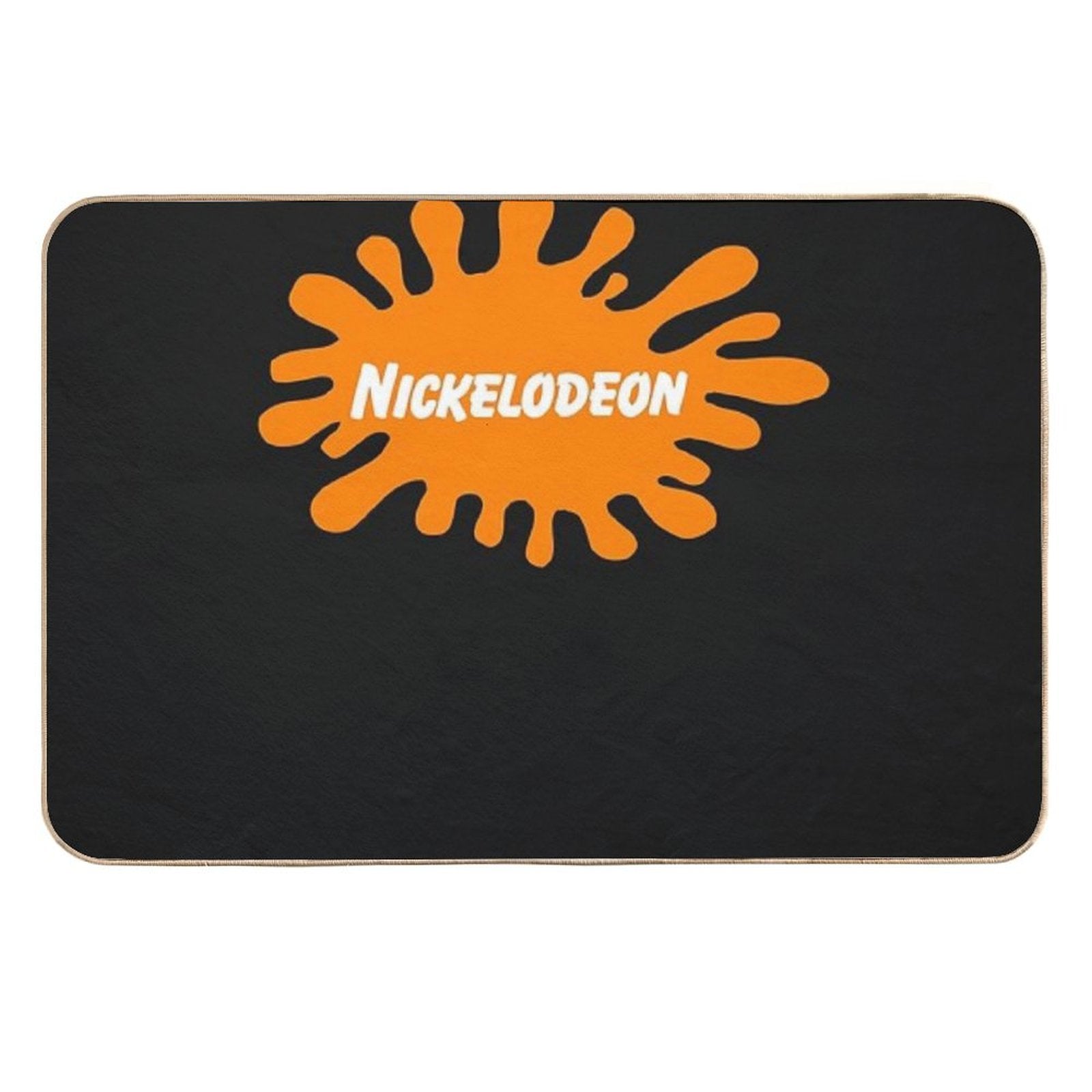 Nickelodeon Logo Classic T Shirt  Non-Slip Bath Mat