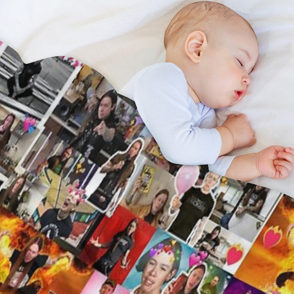 Nat Mega Collage! Easy Care Throw Blanket
