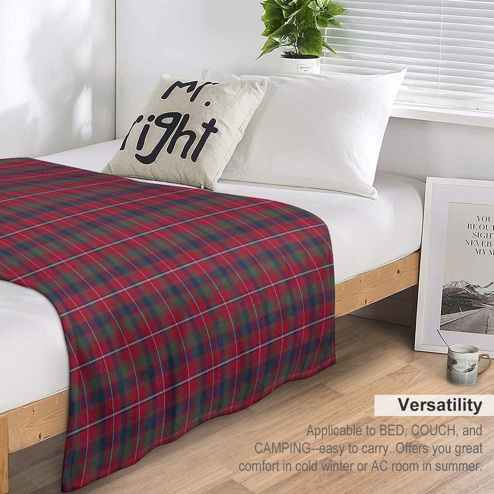 Clan Robertson Tartan Anti-pilling Throw Blanket