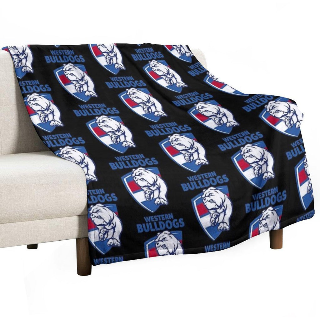 Bulldogs-western Machine-washable Throw Blanket
