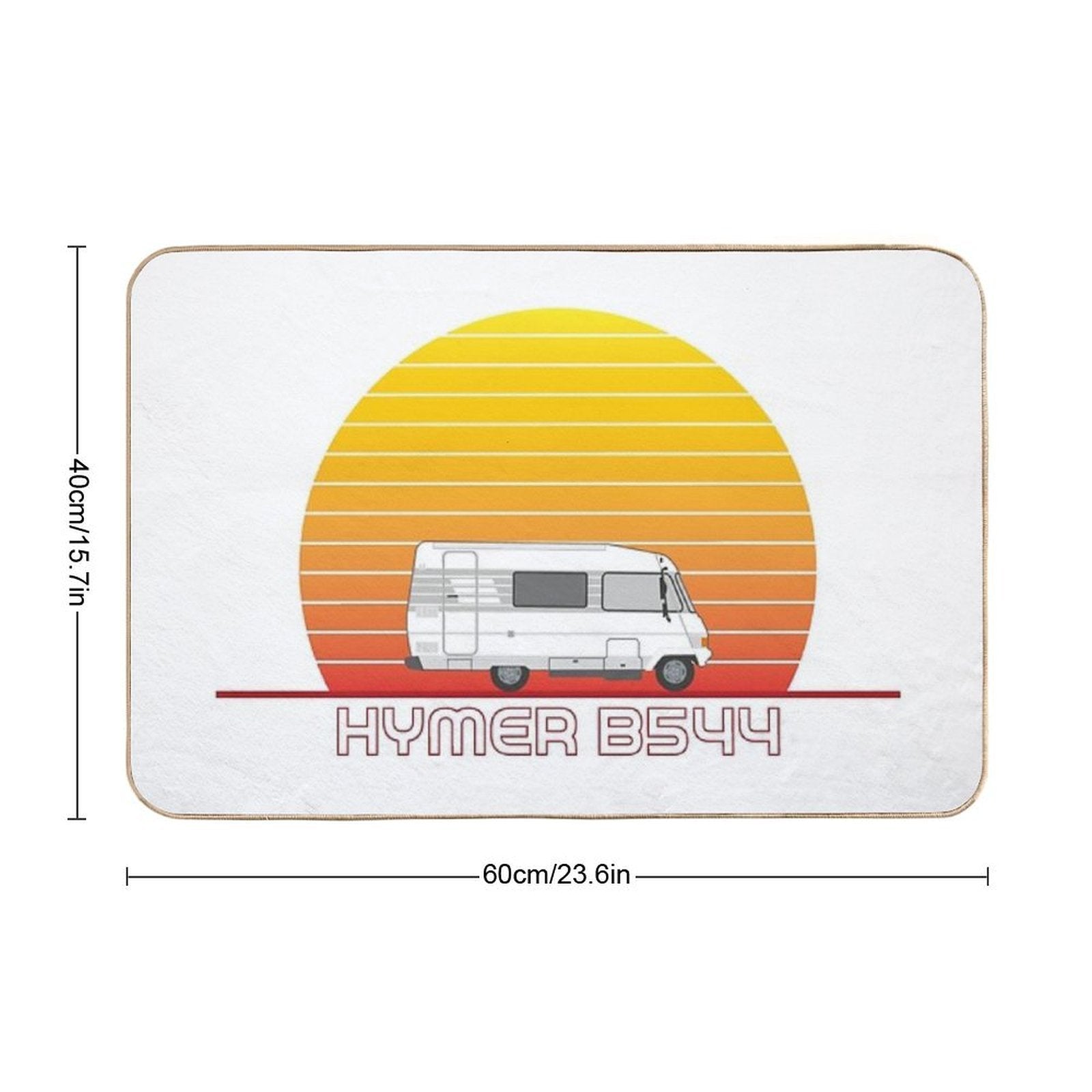 HYMER B544 SUNSET  Dirt-Trapping Bath Mat