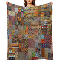 Ethnic Patterns Lightweight Throw Blanket