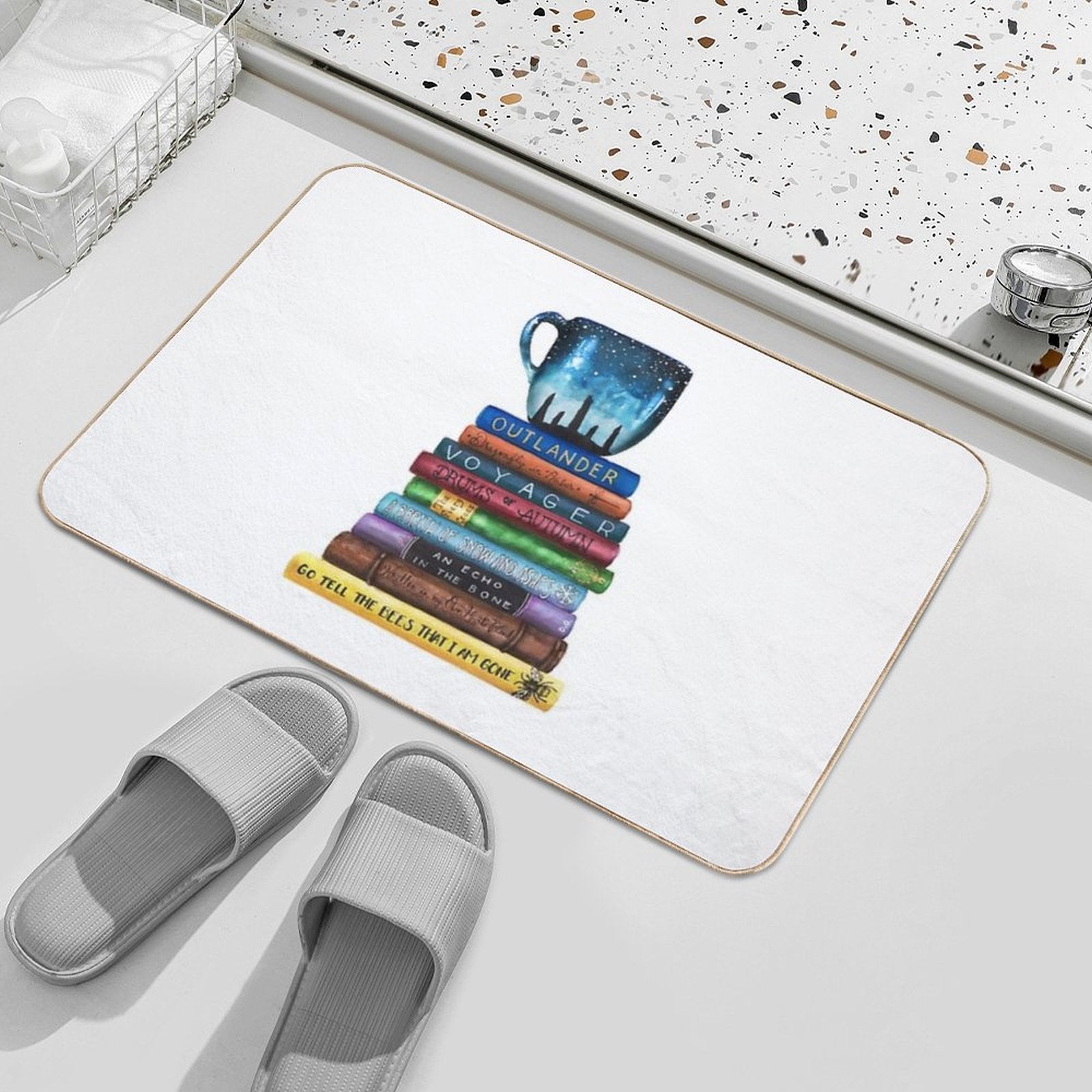 Outlander Lover  Stain-Proof Bath Mat