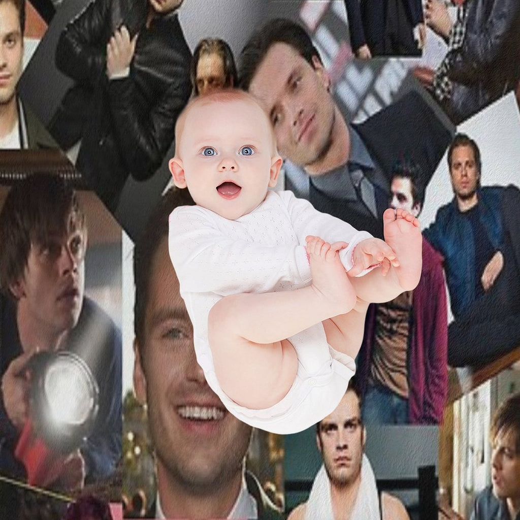 Sebastian Stan Assorted Collage Durable Throw Blanket