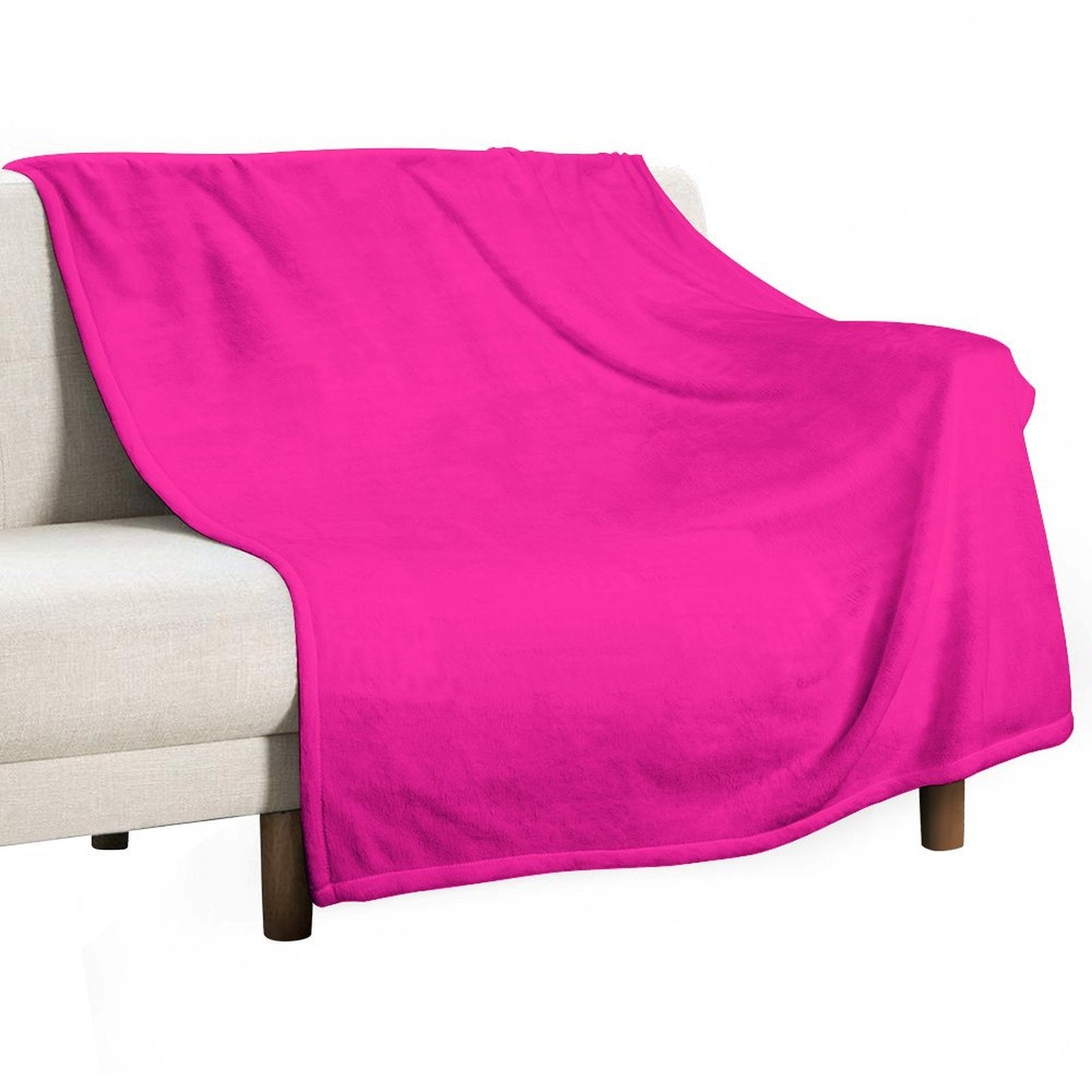PLAIN SOLID DEEP PINK -100 PINK SHADES ON OZCUSHIONS ON ALL PRODUCTS Lightweight Throw Blanket