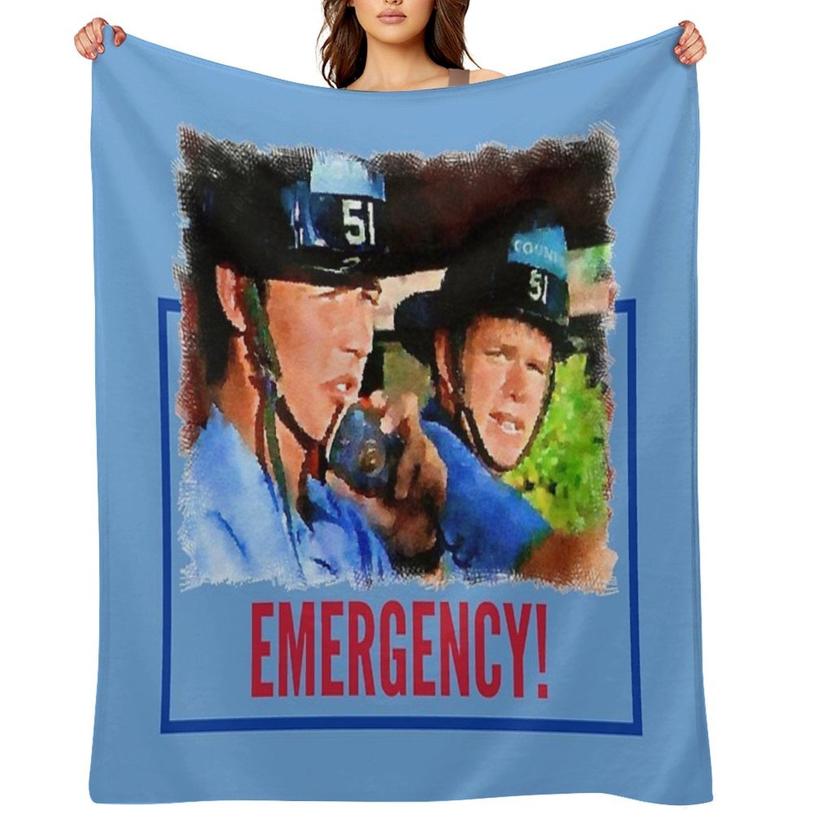 Emergency Paramedics Velvety-soft Throw Blanket
