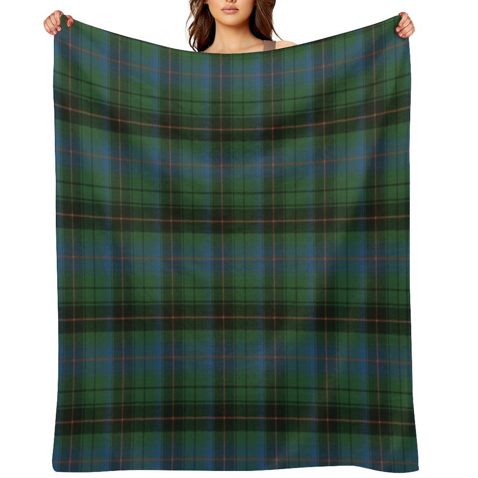 Davidson Clan Ancient Tartan Velvety-soft Throw Blanket