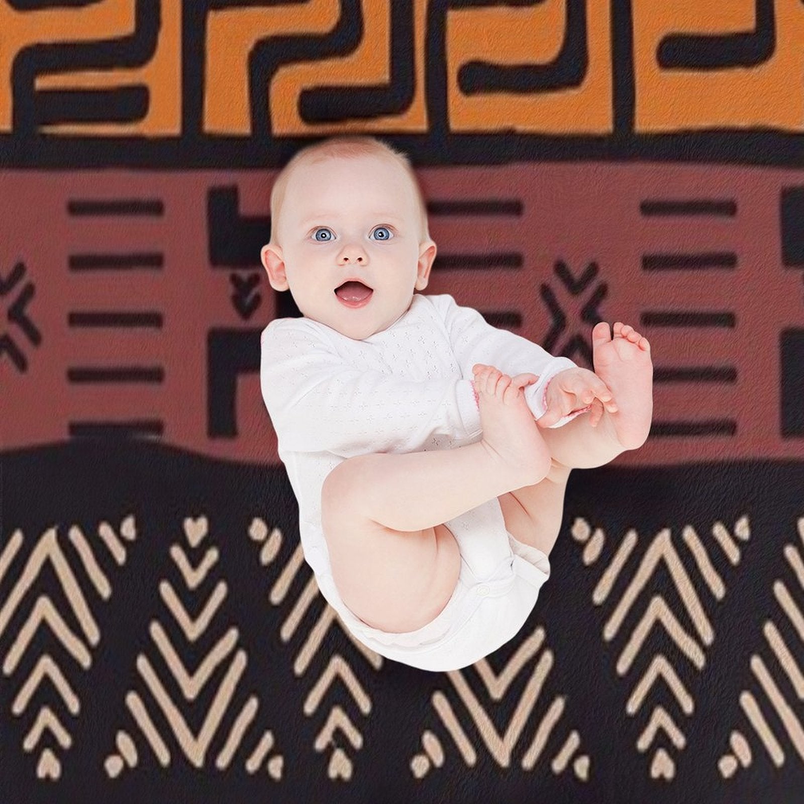 African Tribal Print Lightweight Throw Blanket