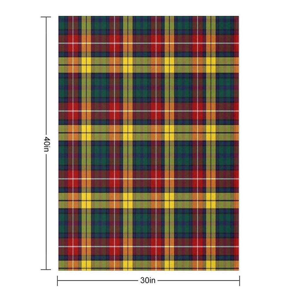 Buchanan Modern Hunting Tartan  Clan Buchanan  Cute Tartan Premium Throw Blanket