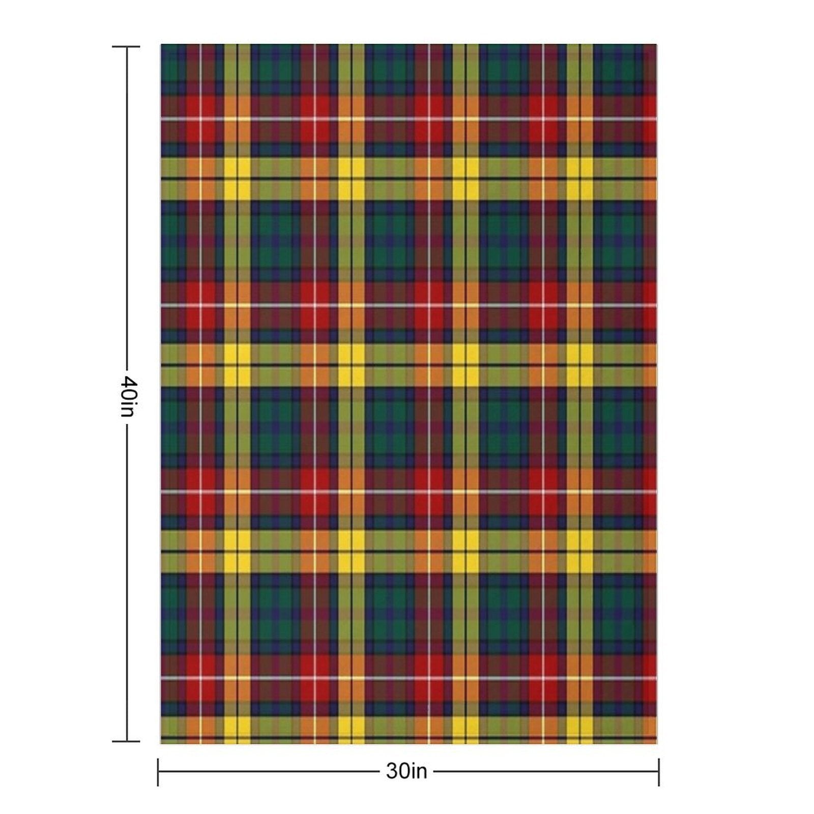 Buchanan Modern Hunting Tartan  Clan Buchanan  Cute Tartan Premium Throw Blanket