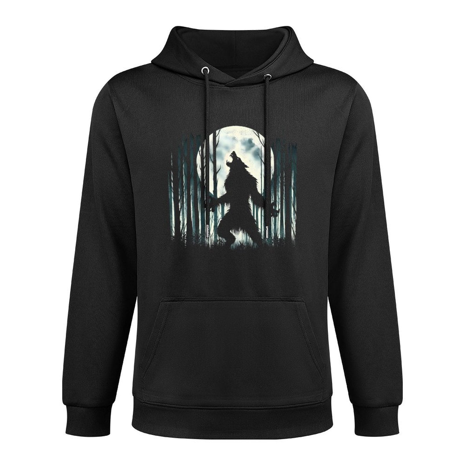 Werewolf Howling At Full Moon - Alpha Wolf Meme Literally Me All-Day Comfort Hoodie