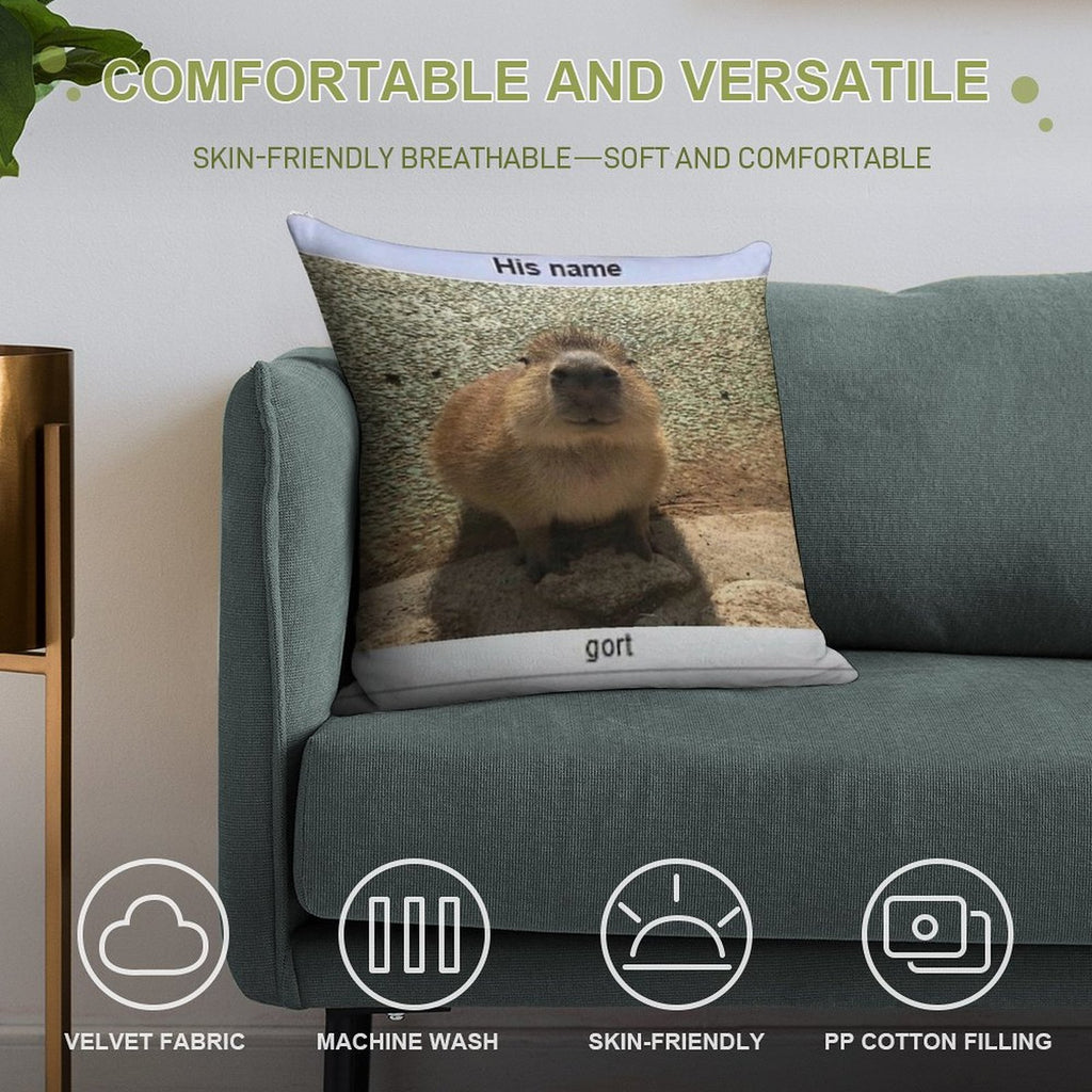 Gort Soft Ultra-Soft Texture Throw Pillow