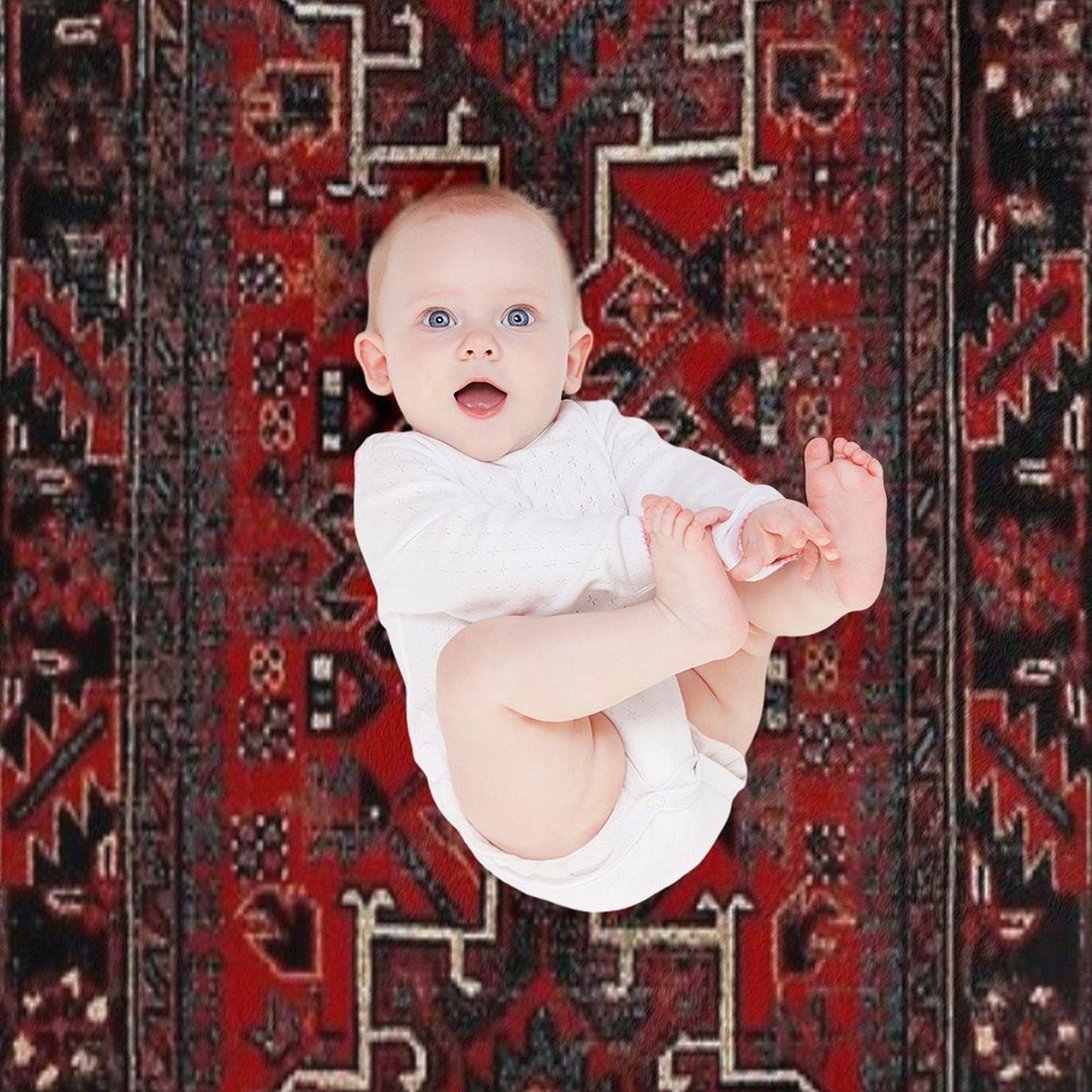 Oriental Rug Durable Throw Blanket