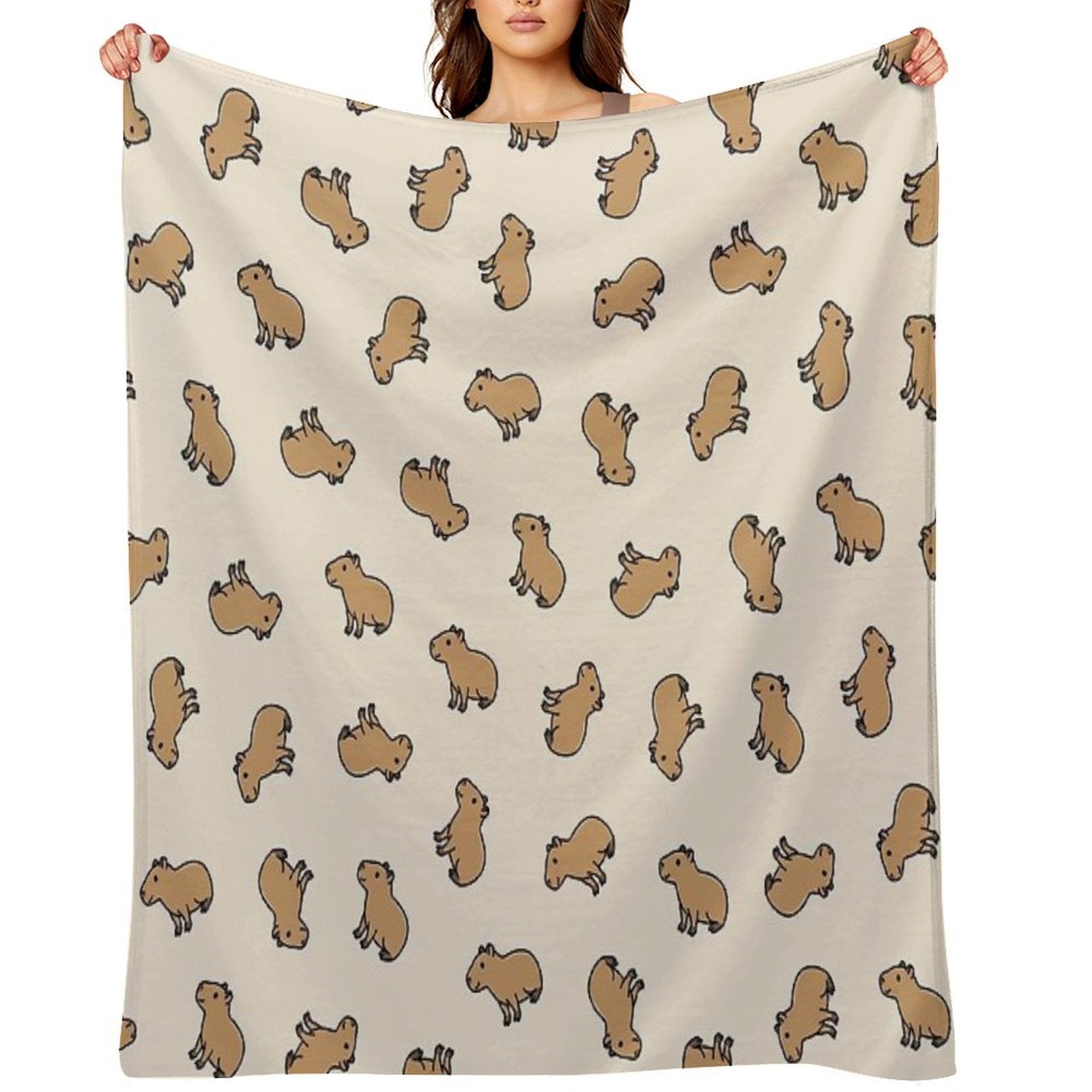 Capybara Lightweight Throw Blanket