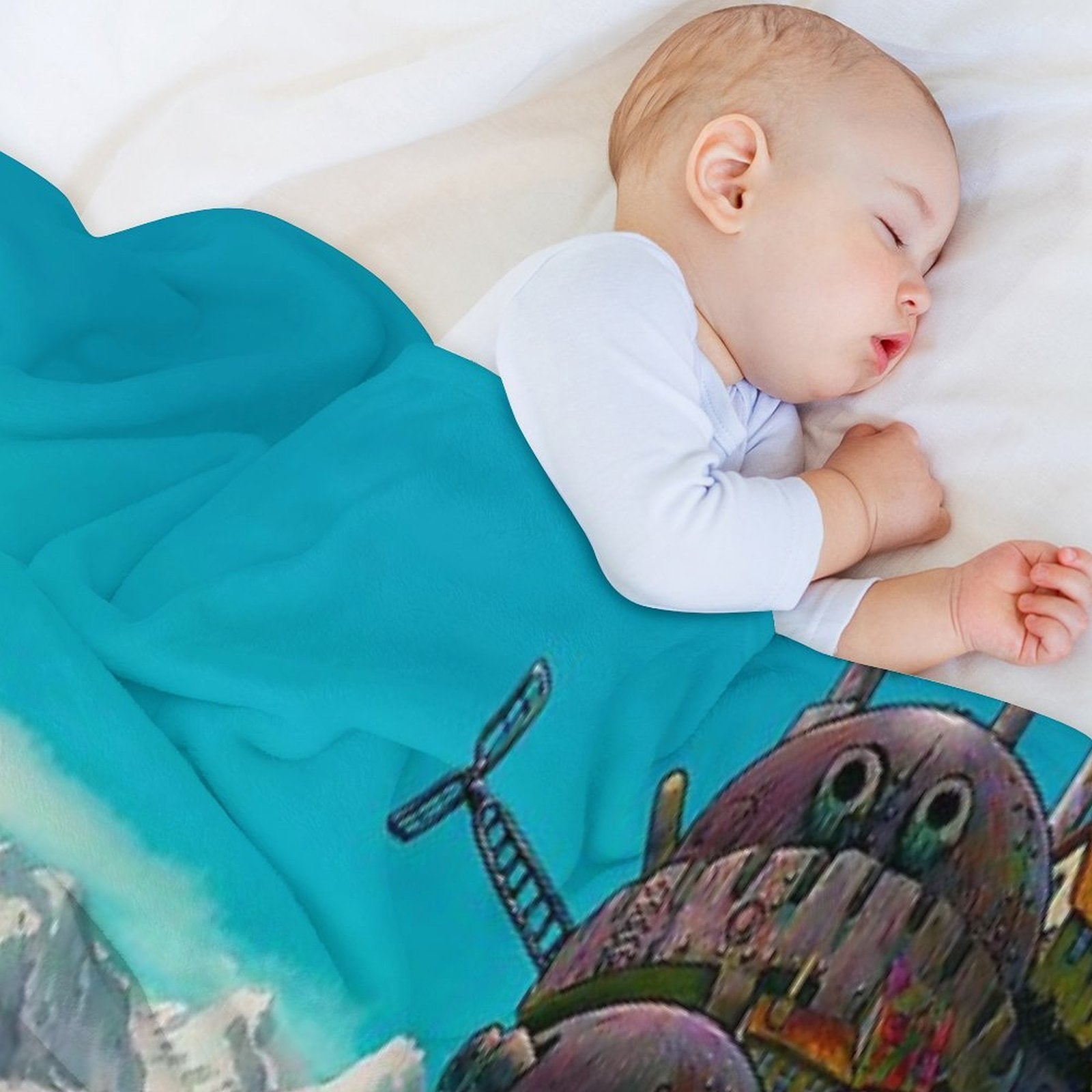 Stop at Star Lake Easy Care Throw Blanket