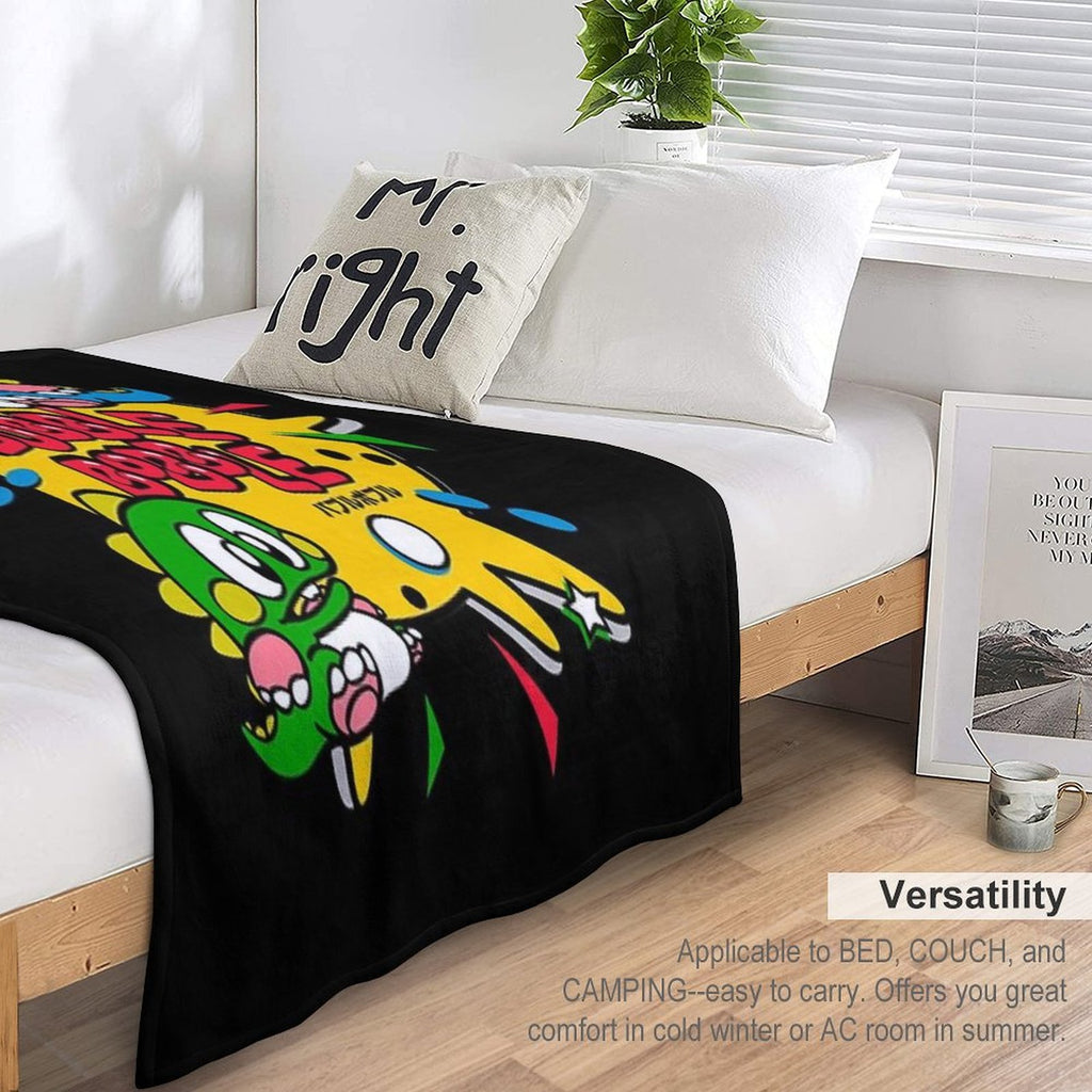 Bubble Bobble All-season Throw Blanket