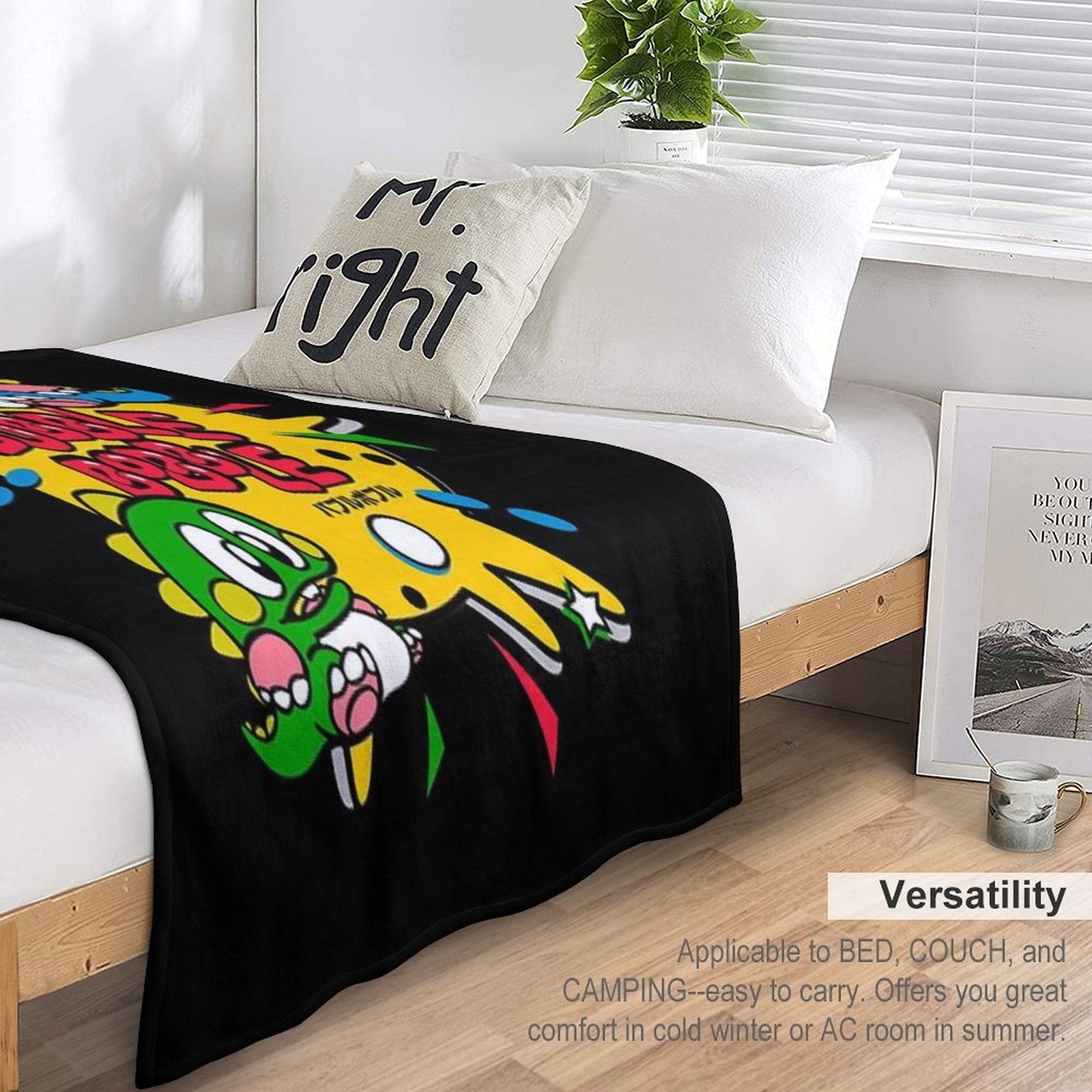 Bubble Bobble All-season Throw Blanket