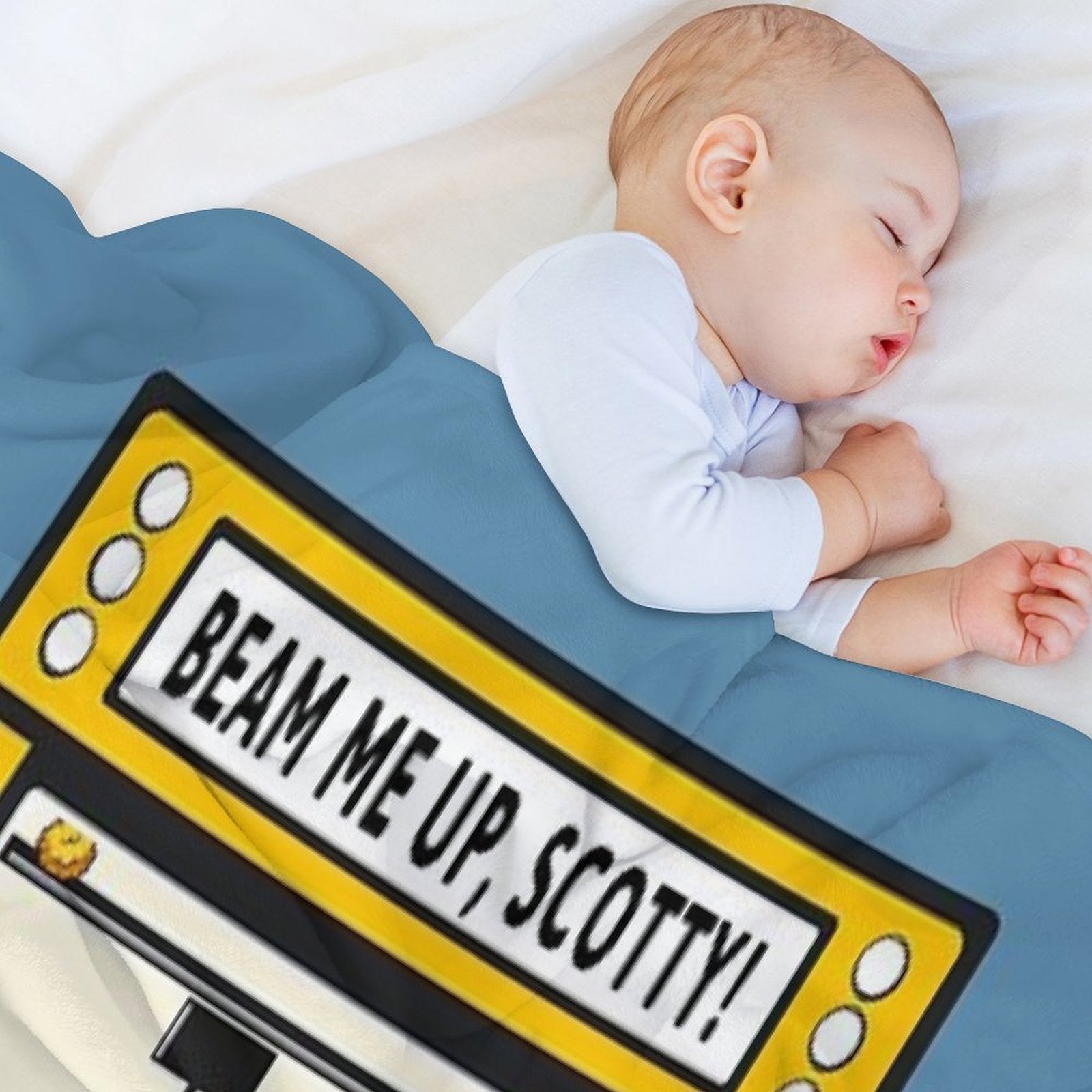 Beam Me Up, Scotty Durable Throw Blanket