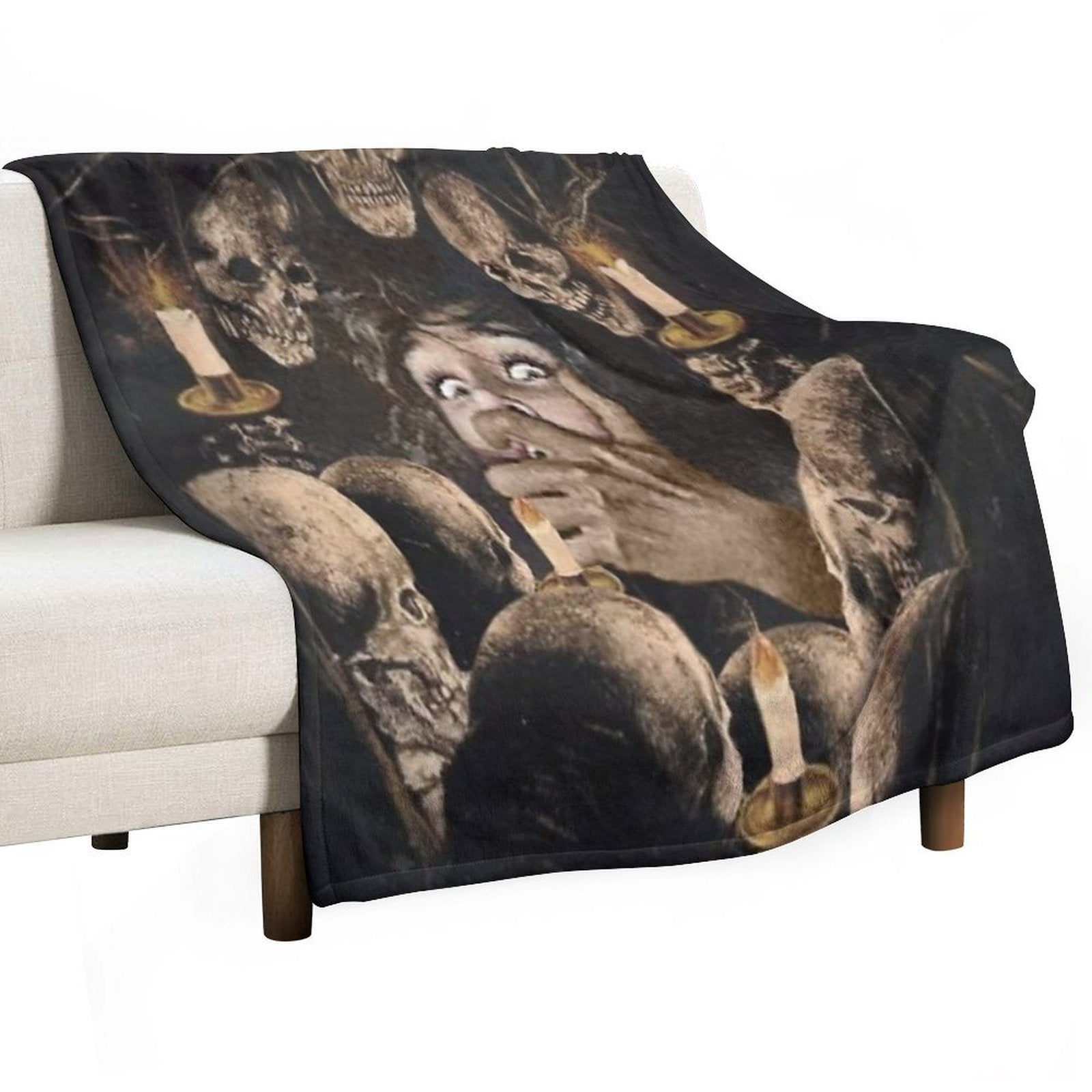 DARK VIGIL⠀ Gift-ready Throw Blanket
