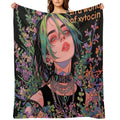 Billie's Hair Inspired Avatar Versatility Throw Blanket