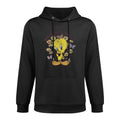 Womens Looney Tunes Tweety Bird Floral Butterfly Nope Not Today Unisex Design Hoodie