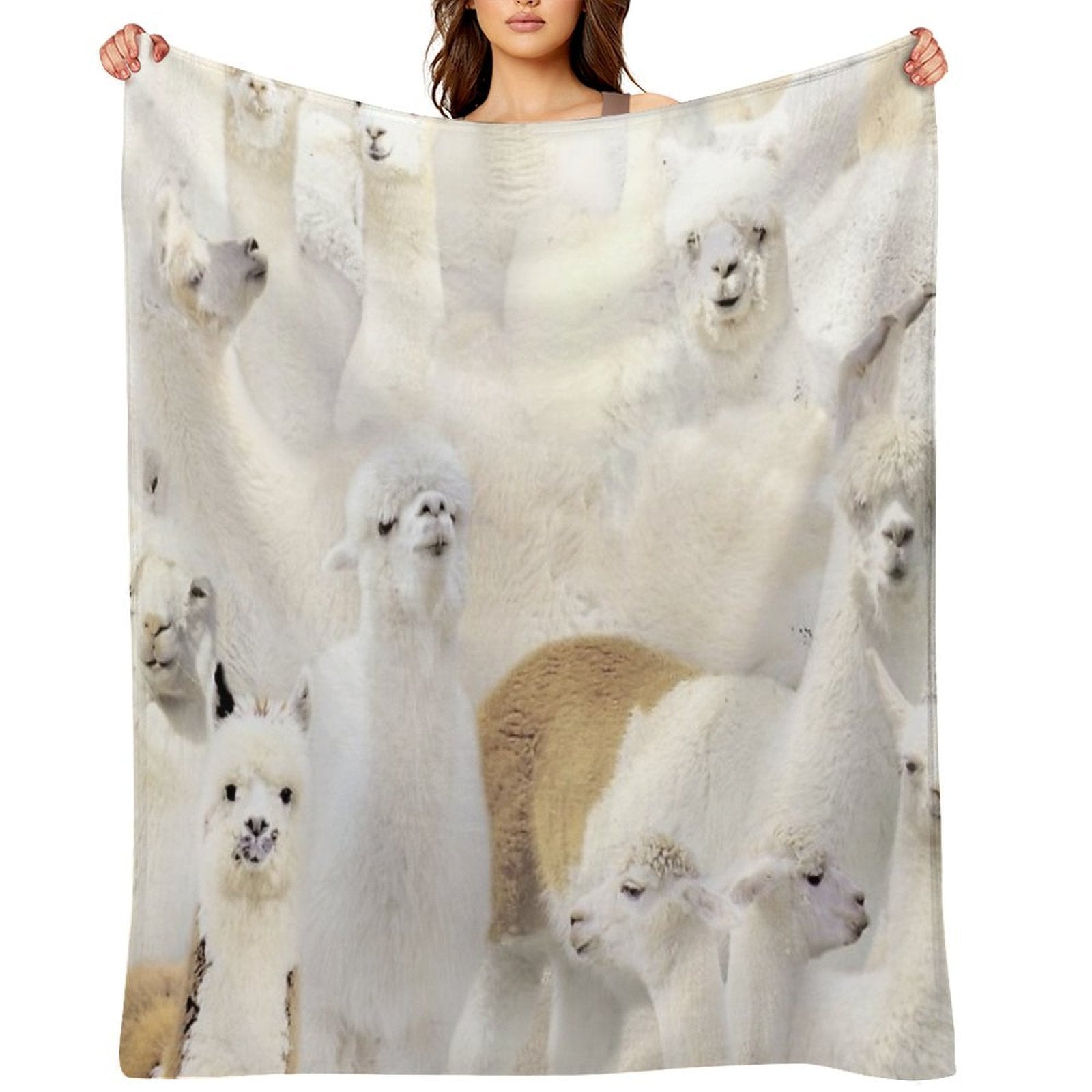 Alpacas All-season Throw Blanket