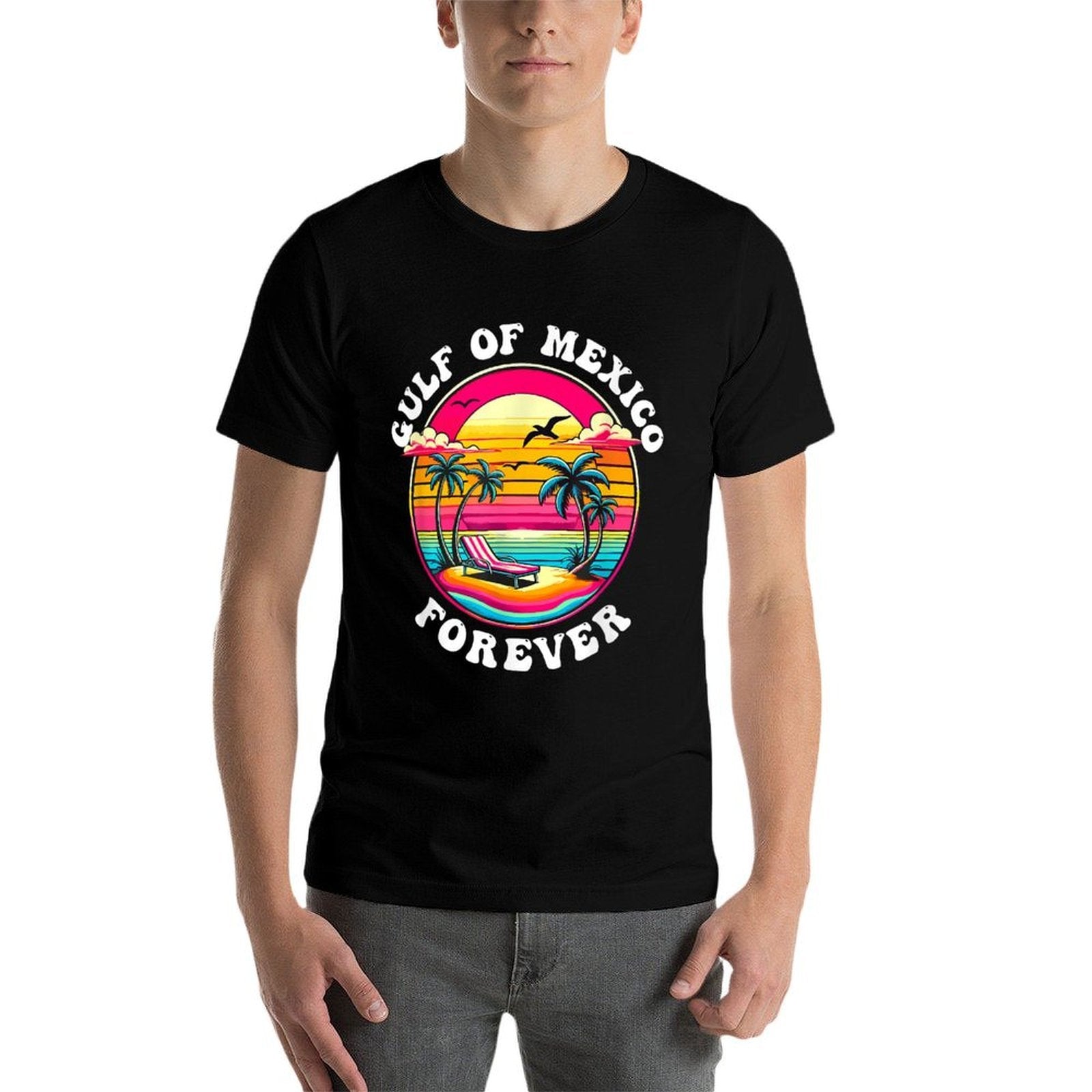 Gulf of Mexico Forever Mexican Souvenir Mexican Gulf  Relaxed-fit T-Shirt