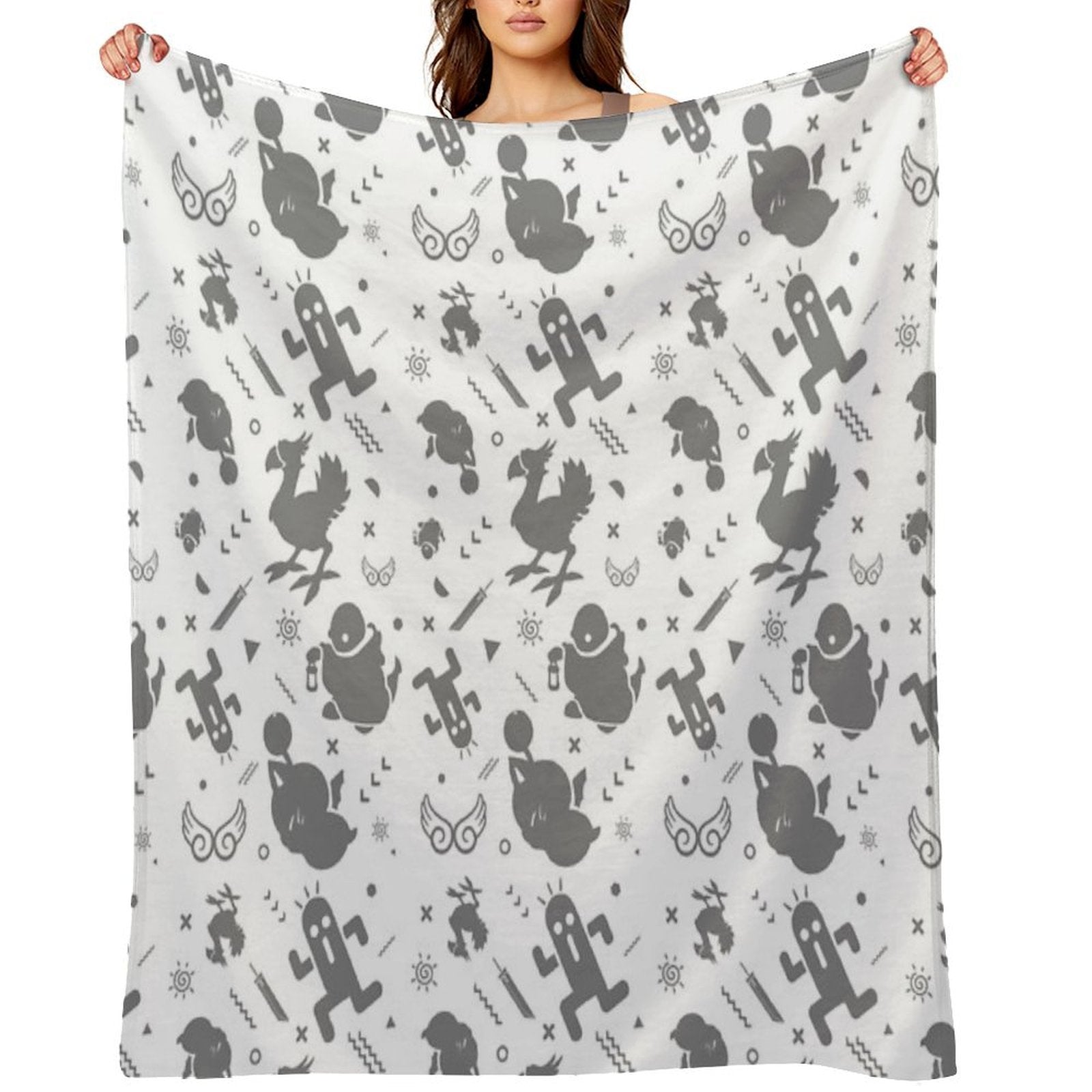 Final Fantasy Medley Multi-functional Throw Blanket