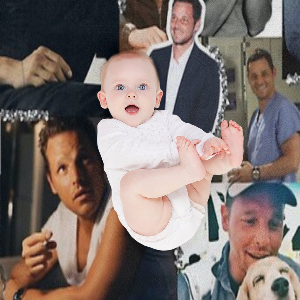 Alex Karev Collage Velvety-soft Throw Blanket