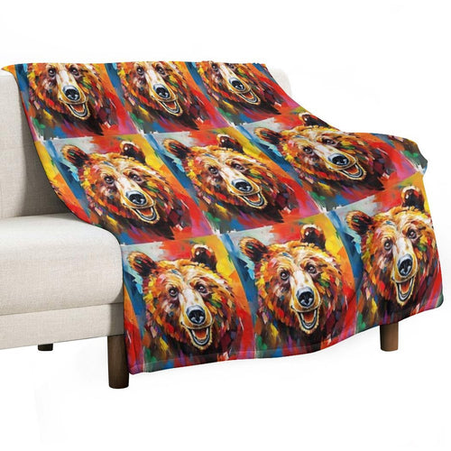Bear Compact Throw Blanket