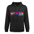 HUMAN LGBT Gay Pride Month Transgender Rainbow Lesbian Machine Washable Hoodie