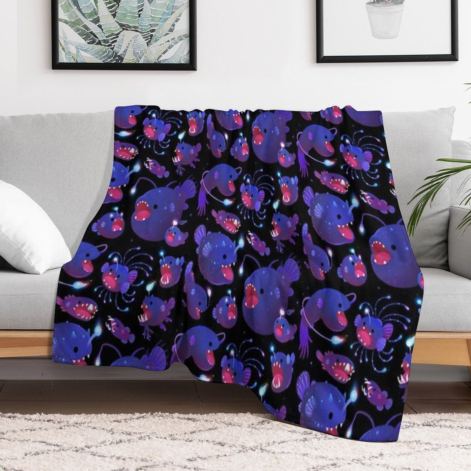 Seadevil Premium Throw Blanket