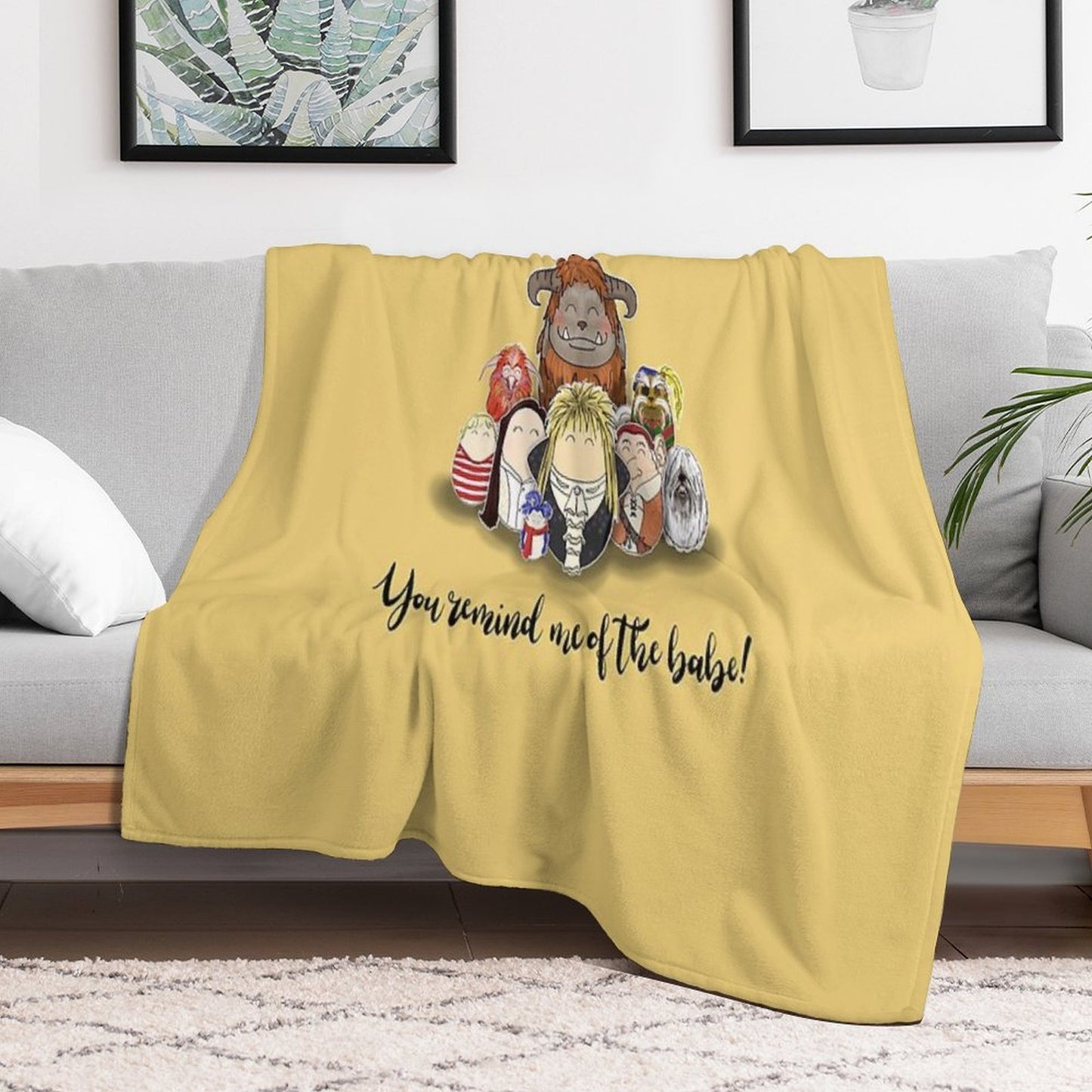You Remind Me of The Babe Anti-pilling Throw Blanket
