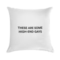 THESE ARE SOME HIGH-END GAYS  Tanya from White Lotus Soft Washable Throw Pillow
