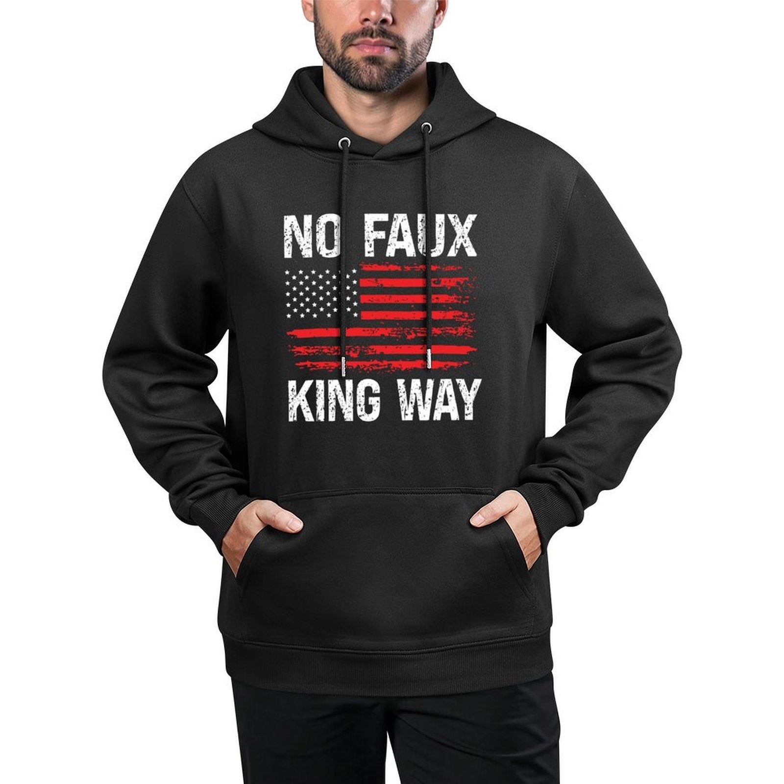 No Faux King Way 86 47 Resist Unisex Design Hoodie
