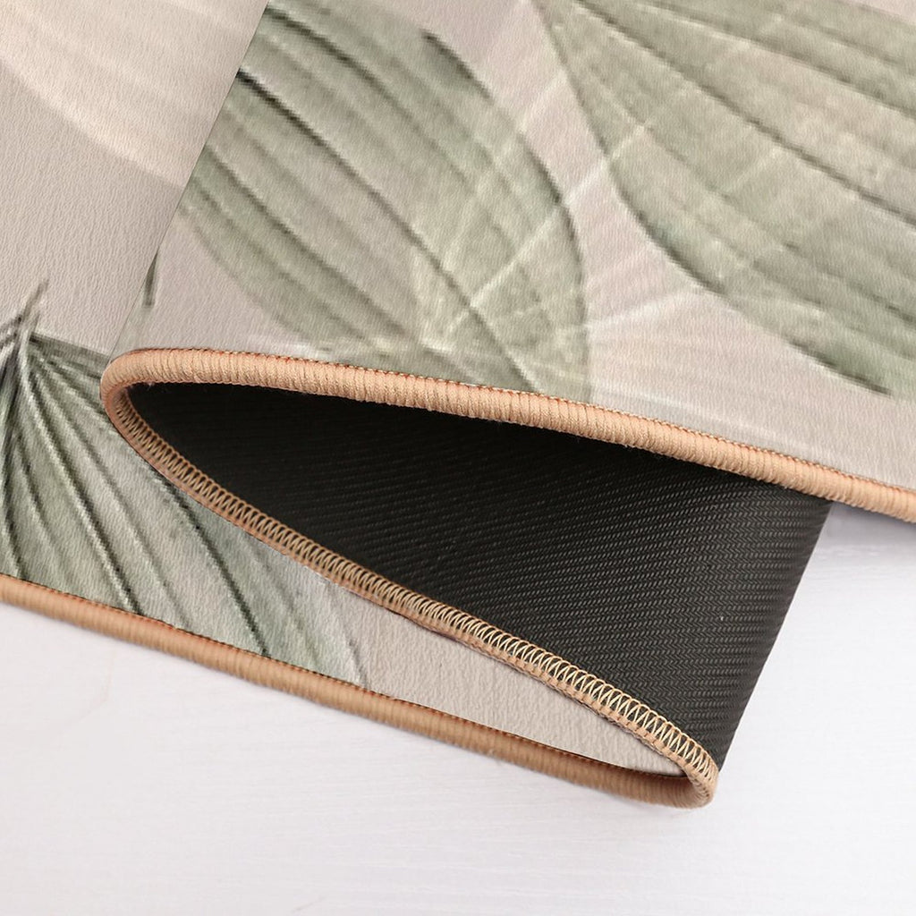 Tropical Leaves  Odorless Bath Mat