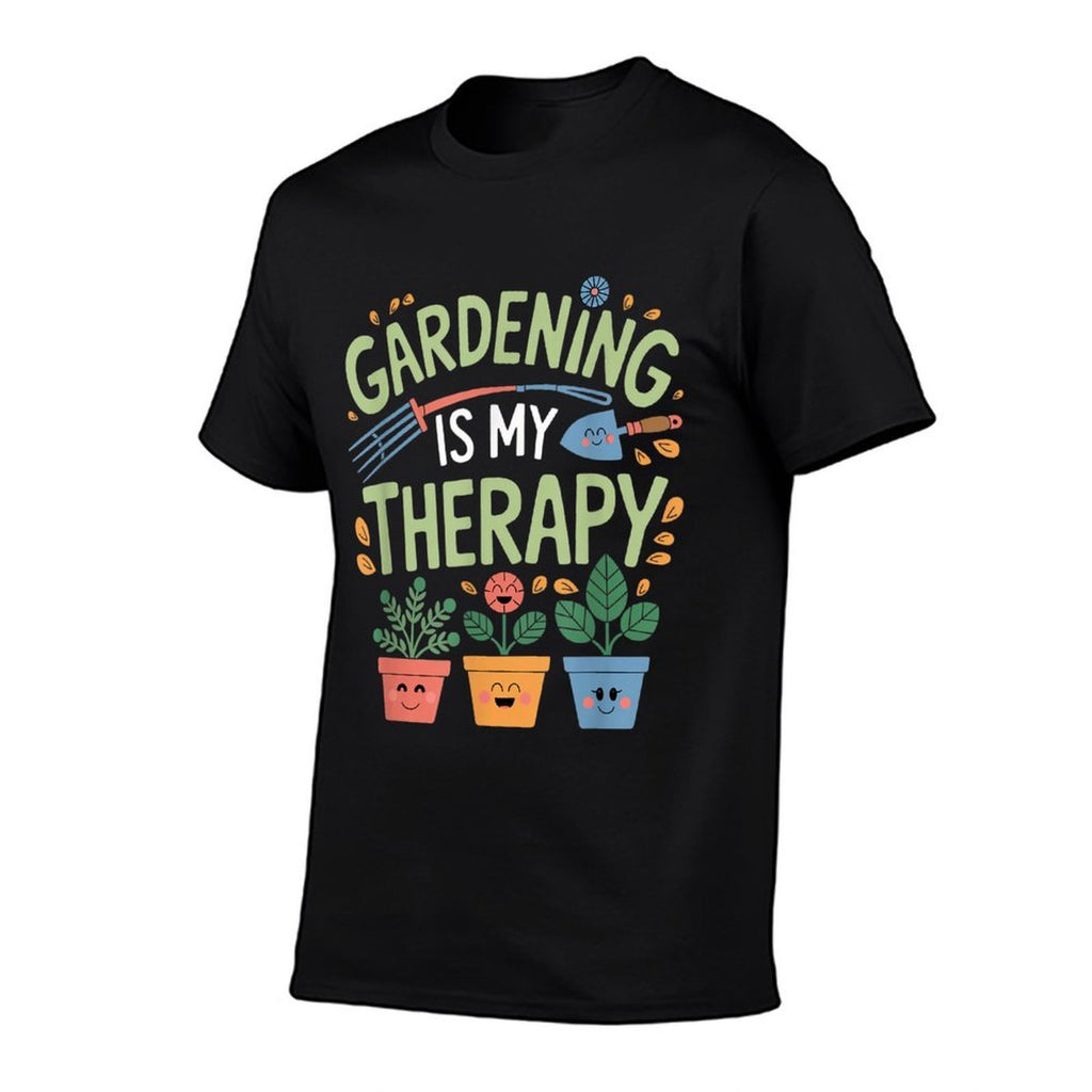 Gardening Is My Therapy – Potted Plants And Tools Design  Quick-drying T-Shirt