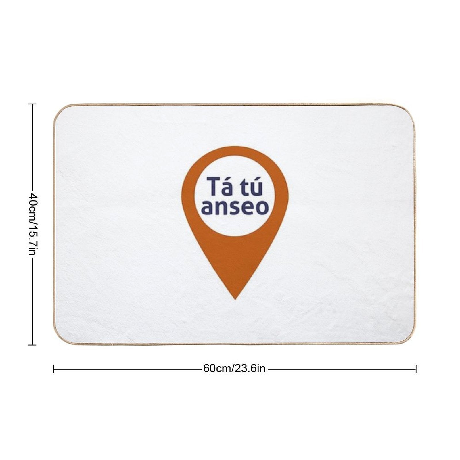 Tá Tú Anseo  Toxin-Free Bath Mat
