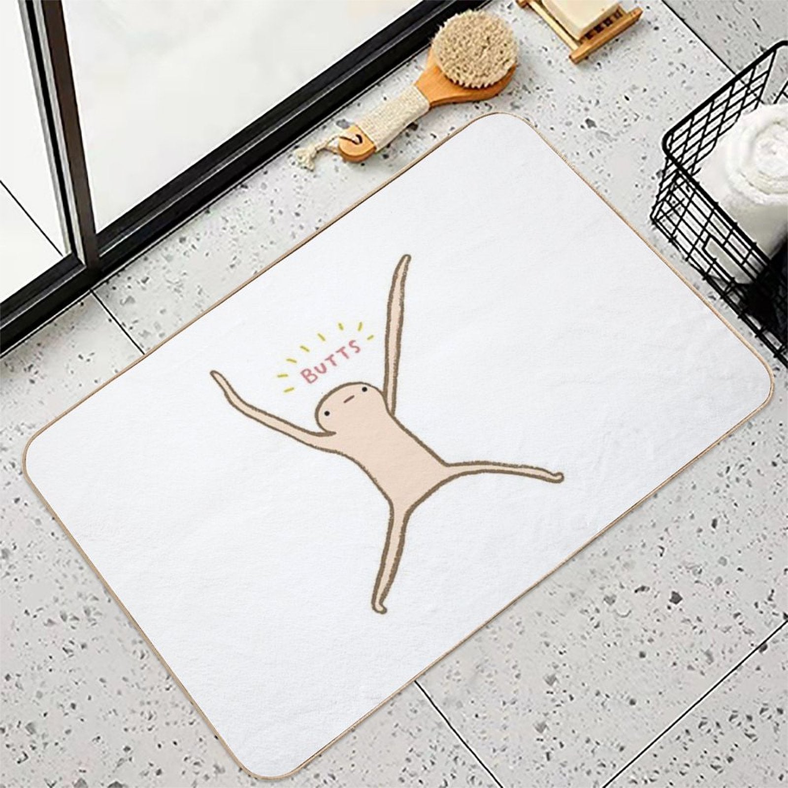 Honest Blob - Butts  High-Traffic Bath Mat