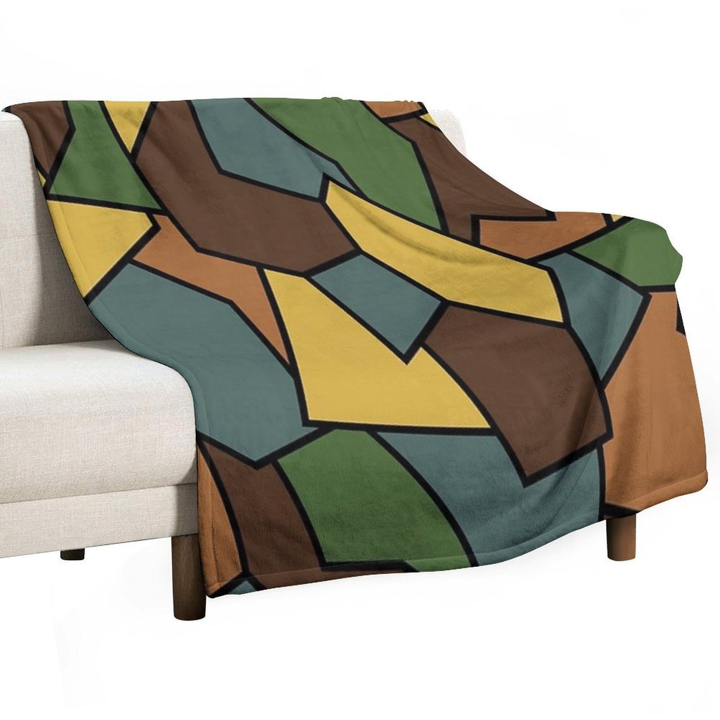 WW1 German Camouflage Multi-functional Throw Blanket
