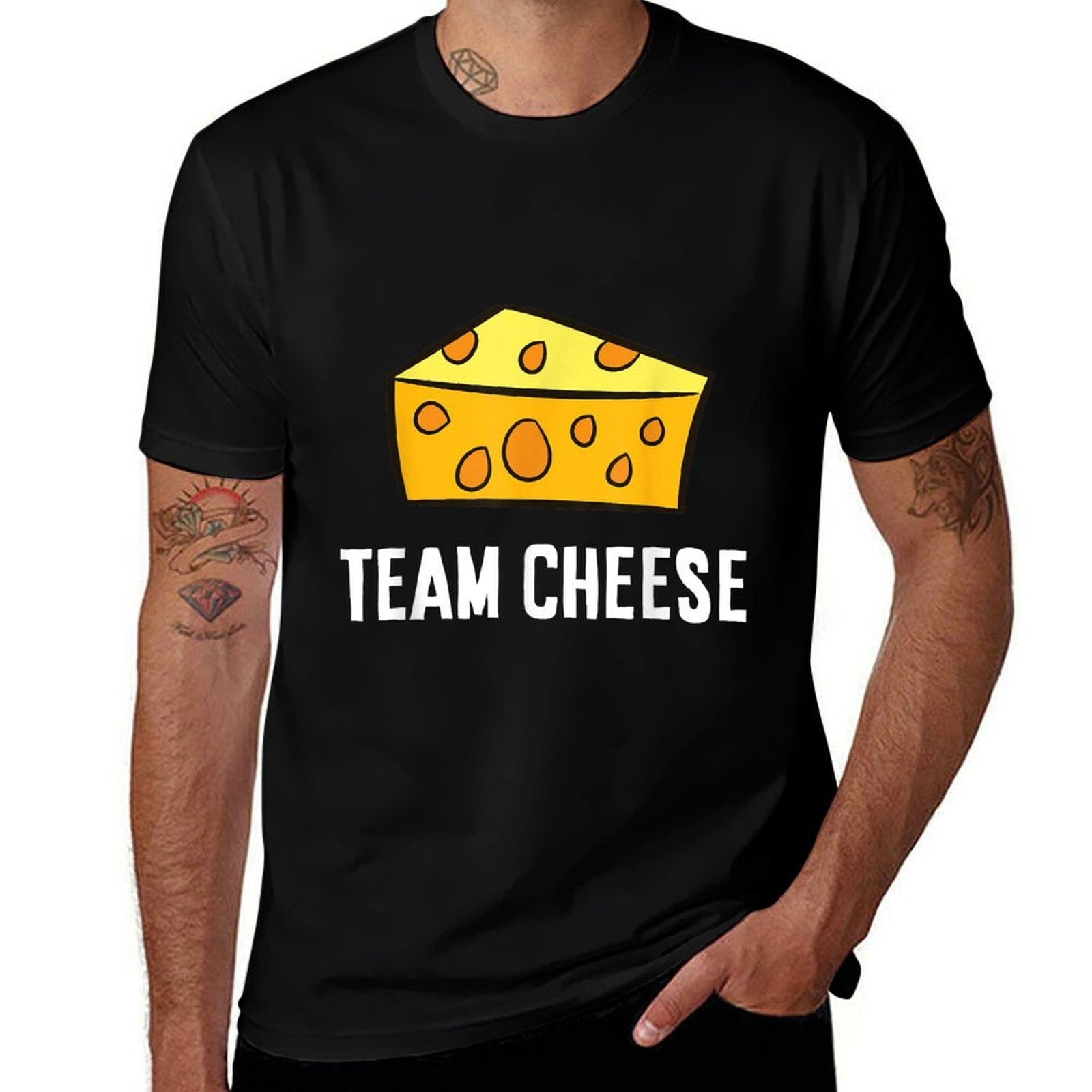 Team Cheese Funny Cheese Lover  Stretchy T-Shirt