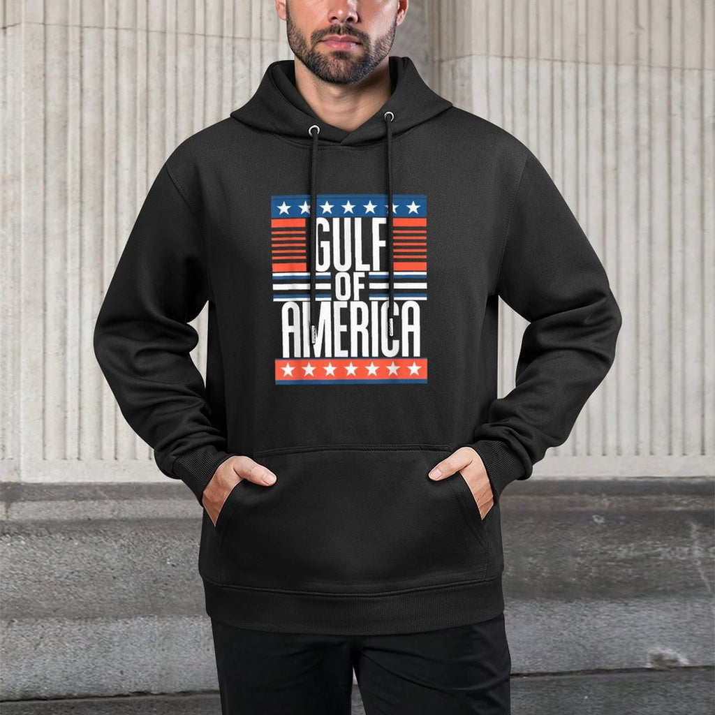 Gulf Of United States Of America Patriotic USA Flag Casual Wear Hoodie