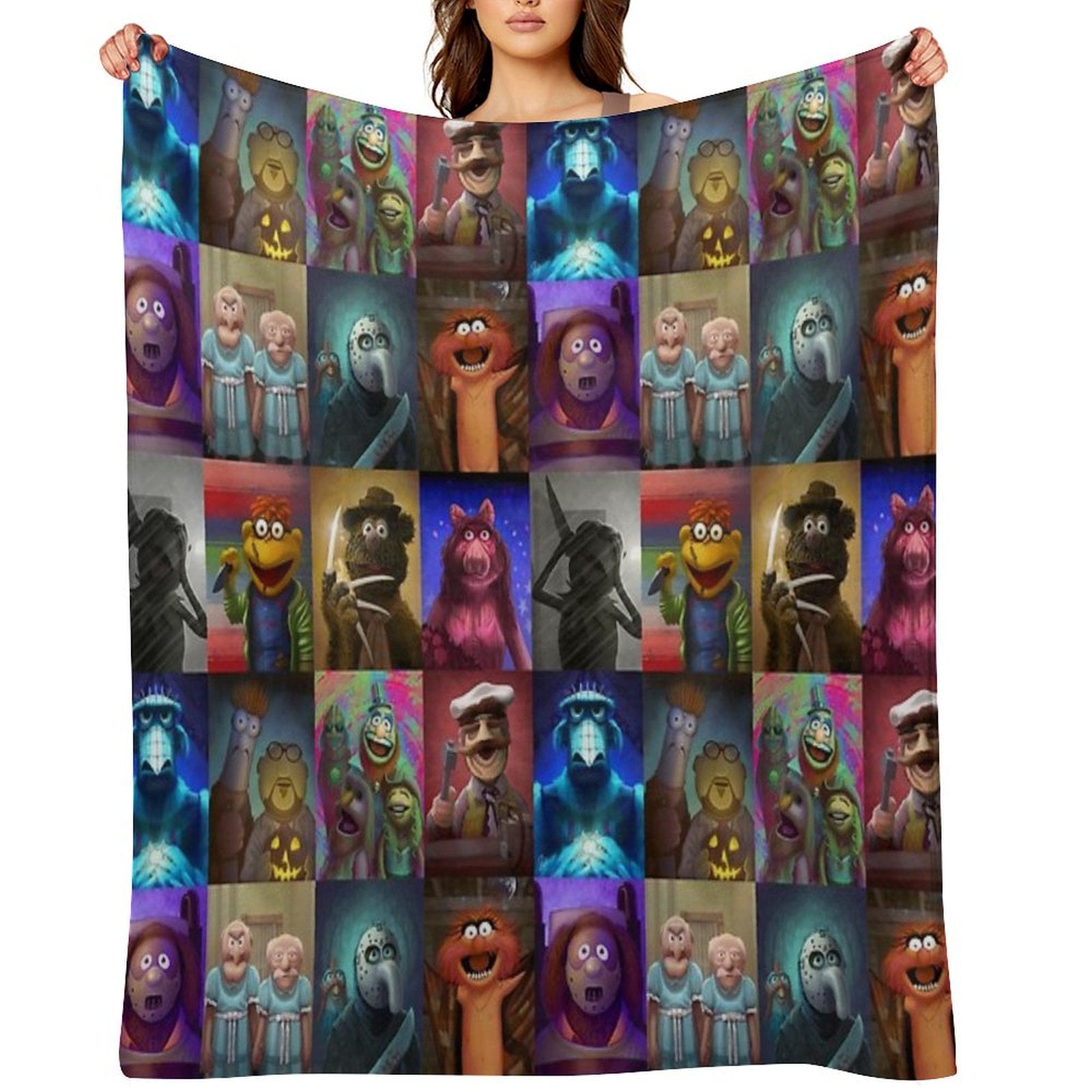 Muppet Maniacs Series 1 Plush Throw Blanket
