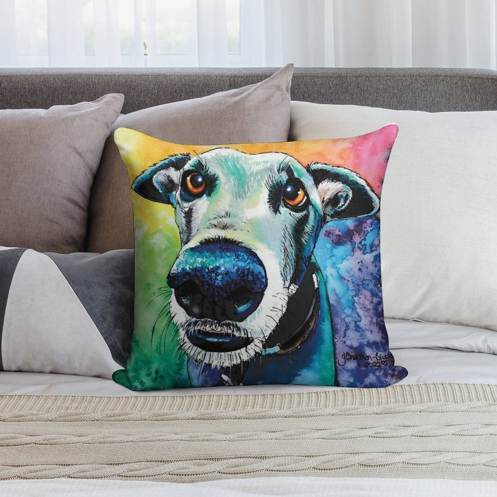 The Look of Love Soft Hidden Zipper Throw Pillow