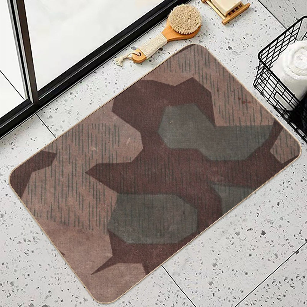 Splintertarn German Ww2 Camouflage (Version 1)  Easy Maintenance Bath Mat