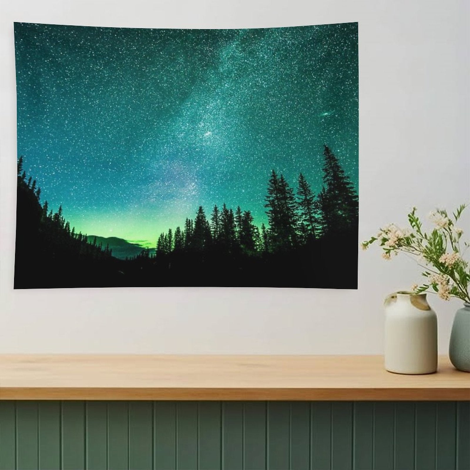 Aurora Borealis Aka Northern Lights Tapestry