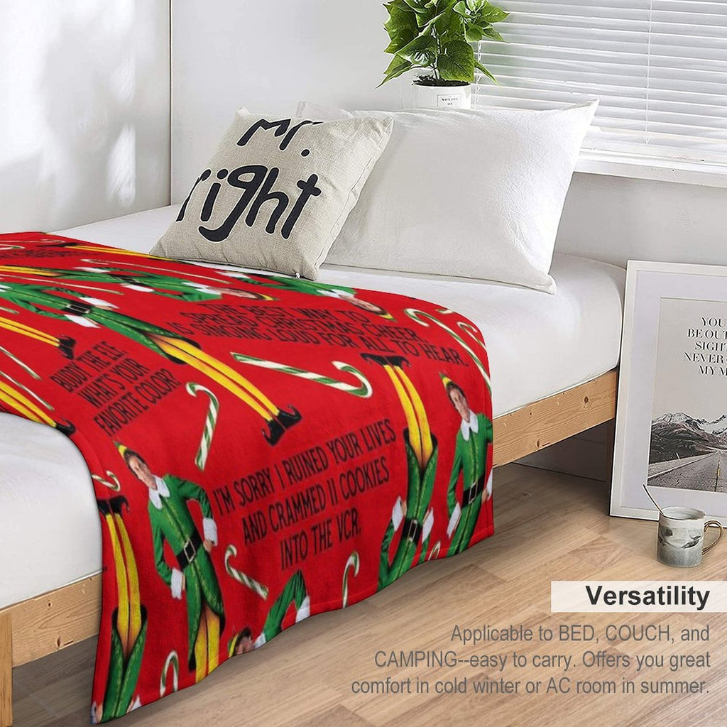 Buddy The Elf Print Gift-ready Throw Blanket