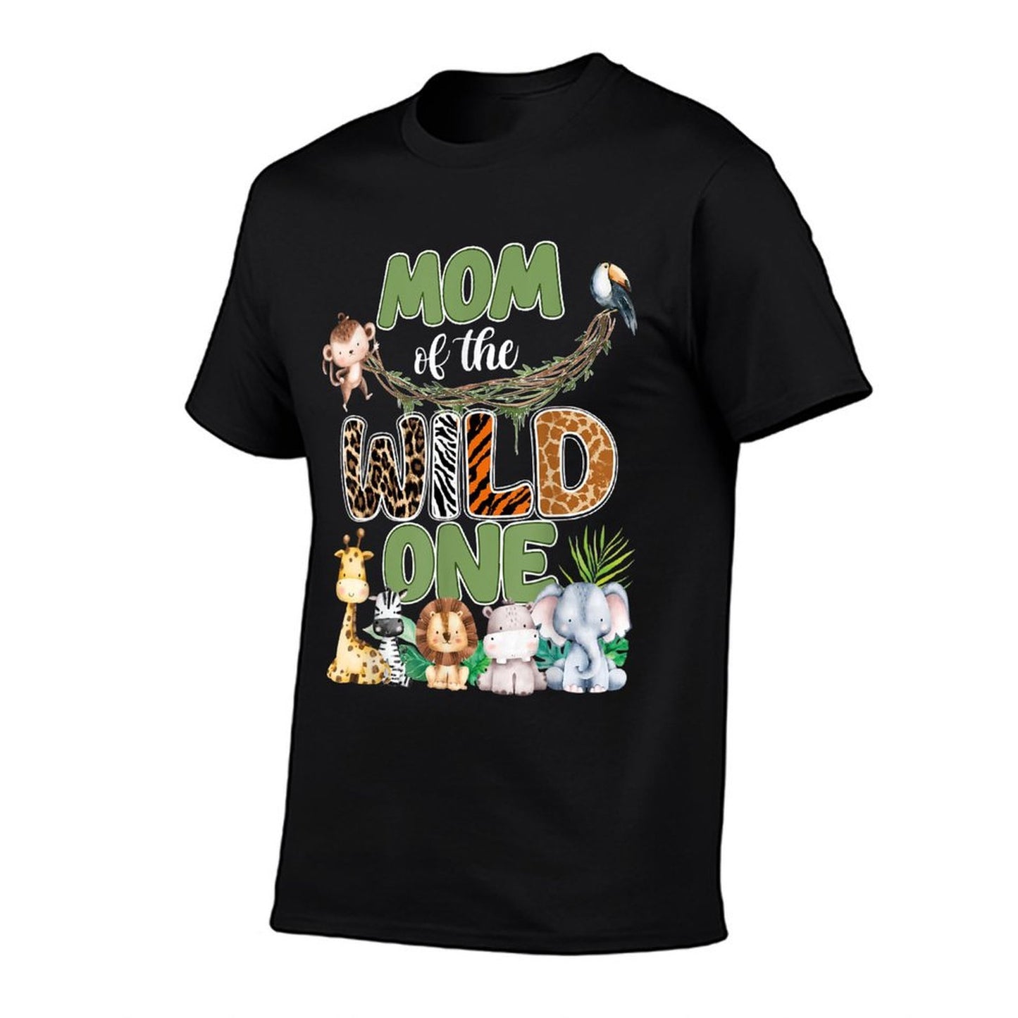 Mom Of The Wild One 1st Birthday Safari Family Matching  Affordable Price T-Shirt