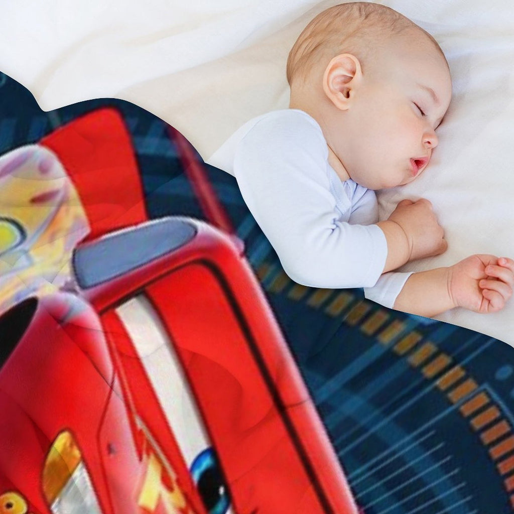 Lets Go Gaz in Car Machine-washable Throw Blanket