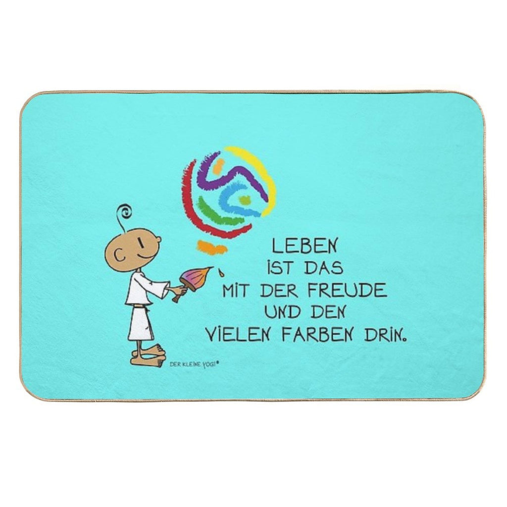 Life Is About Joy  Versatile Bath Mat